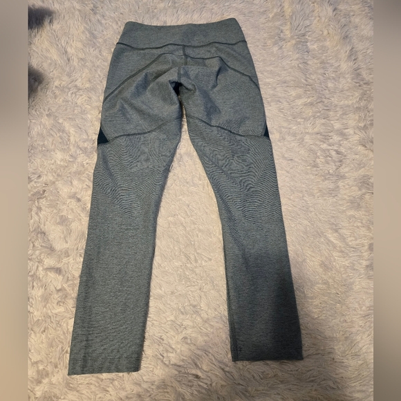 Outdoor Voices + Madewell Leggings Color Blue/Green Size Small - Picture 2 of 8